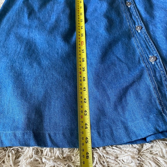 Studio Wear Vintage Denim A-line Women’s Dress, size M - Picture 9 of 11